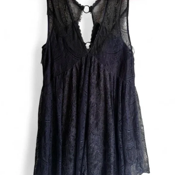 Free People Black Lace Dress - Picture 2 of 6